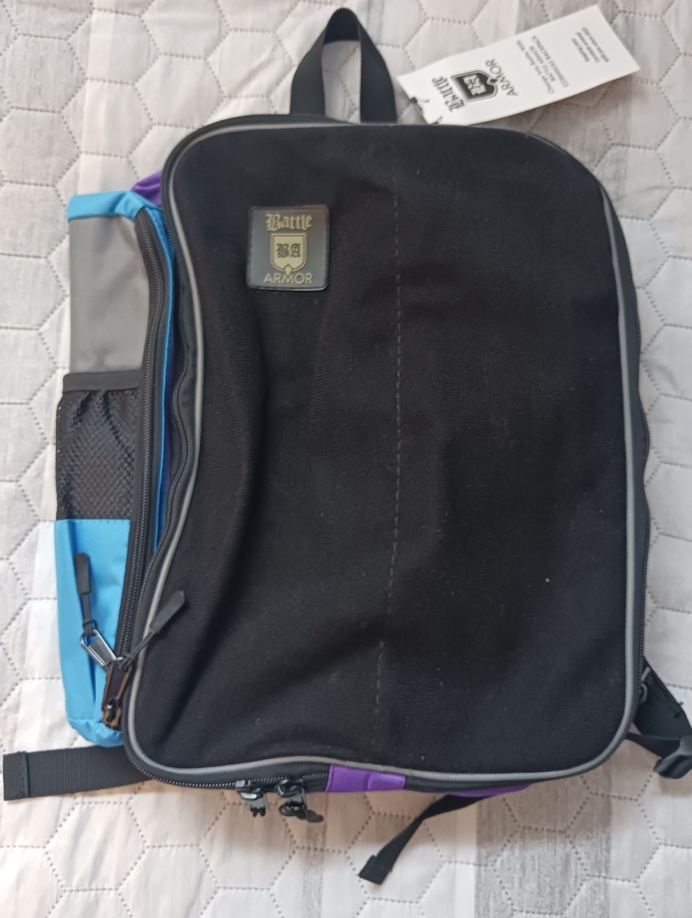 NWT- Battle Armor Cornhole Backpack , For Game Supplies Phone Water Bottle +